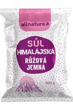 Allnature Himalájská sůl růžová jemná 500g