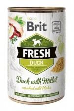 Brit Dog Fresh konz Duck with Millet 400g