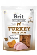 Brit Jerky Turkey Meaty Coins 200g