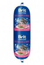 Brit Premium Cat by Nature Sausage Chicken&Rabbit 180g