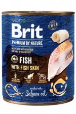 Brit Premium Dog by Nature  konz Fish & Fish Skin 800g