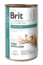 Brit VD Dog GF konz. Sterilised 400g