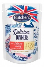 Butcher's Cat Class.Delic.Dinn. losos+dorada kapsa100g