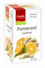 Čaj Apotheke Pomeranč a zázvor 20sacc