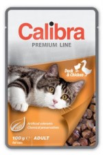 Calibra Cat  kapsa Premium Adult Duck & Chicken 100g