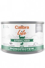 Calibra Cat Life  konz.Sterilised Duck 200g