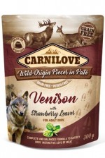 Carnilove Dog Pouch Paté Venison & Strawberry 300g