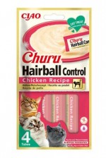 Churu Cat Hairball Chicken Recipe 4x14g