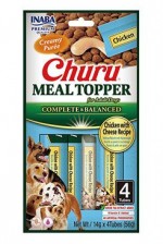 Churu Dog Meal Topper Chicken with Cheese Recipe 4x14g