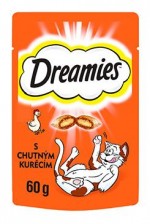Dreamies kočka pochoutka s kuřecím 60g