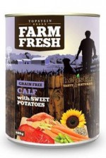 Farm Fresh Dog Calf with Sweet Potatoes konzerva 800g
