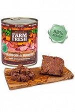 Farm Fresh Dog Venision&Rabit+Sweet Potatoes konz 800g