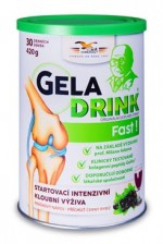 Geladrink fast černý rybíz 420g