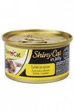 Gimpet kočka konz. ShinyCat tuňák+sýr 70g