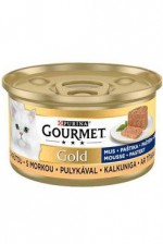 Gourmet Gold konz. kočka pašt. jemná krůta 85g