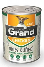 GRAND konz. pes deluxe 100% drůbeží 400g