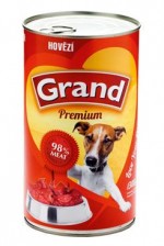 GRAND konz. pes hovězí 1300g