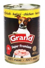 GRAND konz.  Superpremium pes drůbeží 405g