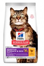 Hill's Fel. Dry Adult Sensit.Stomach&Skin Chicken1,5kg