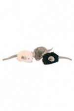 Hračka kočka Myš mikročipová se zvukem catnip 6cm TR