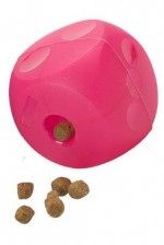 Hračka pes BUSTER Soft Cube purpurová 14cm