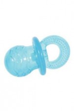 Hračka pes dudlík TPR POP PACIFIER 7cm tyrkysová Zolux