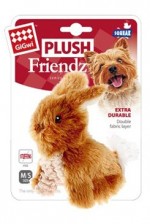 Hračka pes GiGwi Plush Friendz králiček hnědy plyš