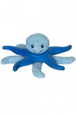 Hračka pes OCTOPUS & STARFISH plyš,TPR modr.27cm Kiwi