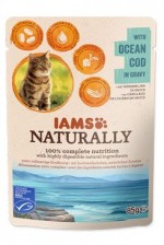 Iams Cat treska v omáčce kapsa 85g