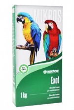 Mikros Exot pro papoušky plv 1kg krabička