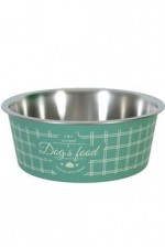Miska nerez pes FOOD DOG 750ml zelená Zolux