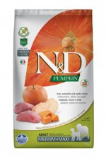 N&D GF Pumpkin DOG Adult M/L Boar & Apple 12kg