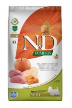 N&D GF Pumpkin DOG Adult Mini Boar & Apple 2,5kg