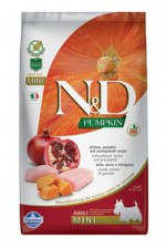 N&D GF Pumpkin DOG Adult Mini Chicken&Pomegranat 2,5kg