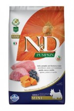 N&D GF Pumpkin DOG Adult Mini Lamb & Blueberry 2,5kg