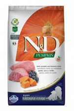 N&D GF Pumpkin DOG Puppy M/L Lamb & Blueberry 12kg