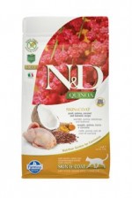 N&D GF Quinoa CAT Skin&Coat Quail & Coconut 1,5kg