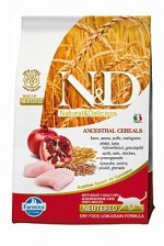 N&D LG CAT Neutered Chicken & Pomegranate 300g