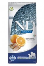 N&D OCEAN DOG Adult M/L Herring & Orange 12kg