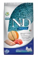 N&D OCEAN DOG Adult Mini Salmon & Cod & Melon 2,5kg