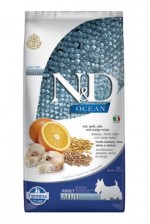 N&D OCEAN DOG LG Adult Mini Codfish & Orange 7kg