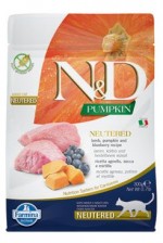 N&D Pumpkin CAT Neutered Lamb & Blueberry 300g