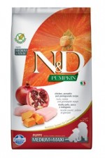 N&D Pumpkin DOG Puppy M/L Chicken & Pomegranate 2,5kg