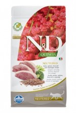 N&D Quinoa CAT Neutered Duck &Broccoli&Asparagus 1,5kg