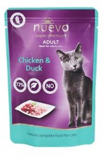 Nuevo kočka kapsa adult kuře a kachna 85g