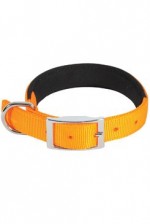 Obojek pes SOFT NYLON oranžový 20mm/40cm Zolux