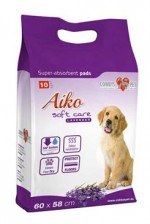 Plenky pro psy Aiko Soft Care s levandulí 60x60cm 10ks