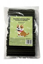 Pochoutka Dentální kříž Spirulina 12,5cm 50ks