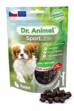 Pochoutka Dr. Animal Sportline králík 100g