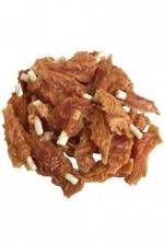 Pochoutka Kuřecí filety na tyčce z buvolí kůže 6cm250g